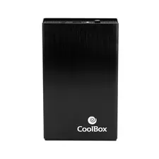 CoolBox External Hard Drive Case 3.5 SCA-3533 USB 3.0 Alumínio Preto | Loja BluePixel