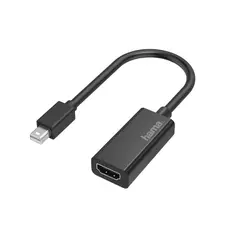 HAMA 200332 FIC Mini DisplayPort para HDMI - Adaptador de Vídeo de Alta Qualidade