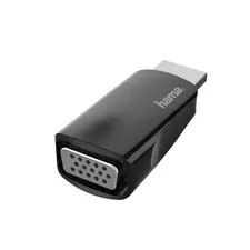 HAMA HDMI/VGA ADAPTER - Adaptador de alta definição para conexão HDMI a VGA, Full HD 1080P