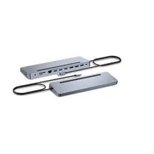 Estação de Ancoragem I-TEC USB-C Metal Ergonomic 4K com 3 Saídas e PD 100W | bluepixel.pt