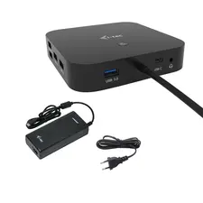 Adaptador USB-C Dual Display I-TEC MST DS com HDMI, DisplayPort, Ethernet, USB e carregador 100W | bluepixel.pt