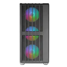 Gabinete MARS GAMING MC-VAULT ATX com 4 Ventoinhas ARGB, Painel de Vidro Temperado e Entrada em Malha | bluepixel.pt
