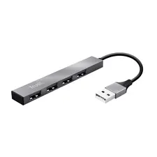 Trust HALYX 4-PORT MINI USB HUB - Expansão de portas USB compacta e fiável para o seu computador