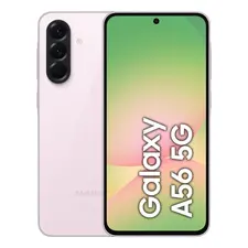 Samsung Galaxy A56 5G 8GB 256GB Awesome Pink | Smartphone com 6.7'' FHD+, bateria de 5000mAh e carregador de 45W