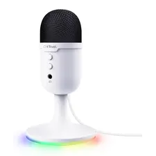 Trust GXT234W Yunix Microfone USB Branco - Alta Qualidade para Streaming e Gravações | bluepixel.pt