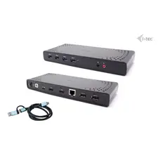 Estação de Ancoragem I-TEC USB 3.0/USB-C/Thunderbolt com HDMI, Ethernet e Carregamento PD 85W