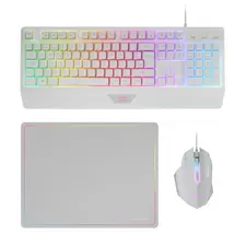 Conjunto Gaming Mars Gaming MCP-124 3 em 1: Teclado H-MECH RGB, Rato 3200 DPI, Tapete 360x260mm - Loja BluePixel