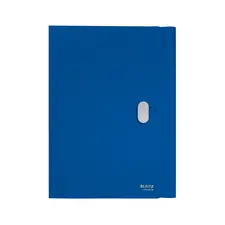 Pasta Plástico Recycle A4 com Fecho e 3 Abas Azuis - Marca 283 | Loja BluePixel