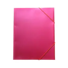 Pasta Plástica A4 com Elásticos Vermelha Ruby | Organização de Documentos - bluepixel.pt