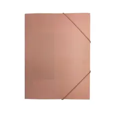 Pasta Plástica A4 Salmão Pastel com Elásticos - Organização e Proteção de Documentos | bluepixel.pt