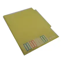 Dossier de plástico com 4 separadores amarelo - Marca 320 | Loja online bluepixel.pt