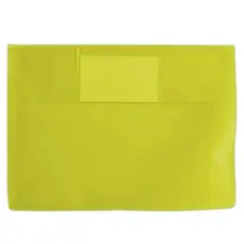 Bolsa Envelope A5 PVC Visor Transparente Amarelo - Marca 320 | Pack de 10 unidades