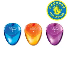 Lápis de Boca Plástico Afia 42 para Esquerdinos | Produto Escolar de Qualidade