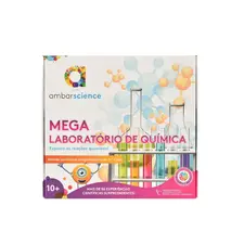Kit Mega Laboratório de Química Ambarscience | Experiências Científicas para Estudantes