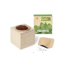 Sementes de Manjericão Grow your Garden Ambarscience | Cultivo fácil em casa