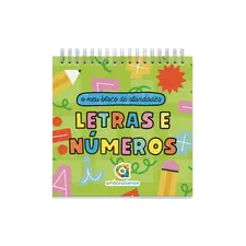 Bloco de Atividades Ambarscience Letras e Números | Brinquedo Educativo para Crianças
