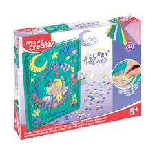 Caderno Diário com Cadeado - Mosaicos Secretos | Marca 42 | Loja BluePixel