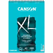 Bloco Espiralado Canson XL Aquarelle A3 300g - Papel de Alta Qualidade para Aquarela | bluepixel.pt