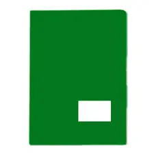 Classificador plástico 425 com bolsa interior, visor e etiqueta verde - Organização eficiente | bluepixel.pt