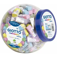 Borracha Happy Gomma Giotto Cores Pastel Bomboneira 120un - Material Escolar de Qualidade