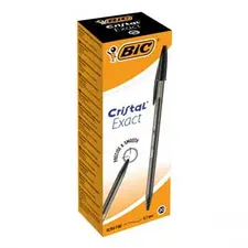 Esferográfica BIC Cristal Exact Preto 0,7mm - Pack de 20 unidades | Marca 41