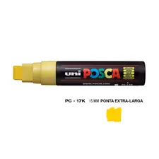 Marcador UniBall Posca PC-17K 15mm Amarelo | Material de Arte na bluepixel.pt