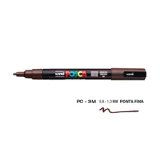 Marcador UniBall Posca PC-3M 0,9mm Castanho Escuro | Loja BluePixel