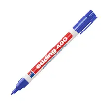 Marcador Permanente Médio Edding 400 1mm Azul | Loja BluePixel