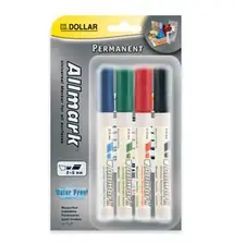Marcador Permanente Grosso Allmark UMS2 2mm - Pack de 4 Cores | bluepixel.pt