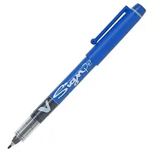 Marcador Médio Pilot V-Sign Pen 0,6mm Azul | Marca 361 na bluepixel.pt