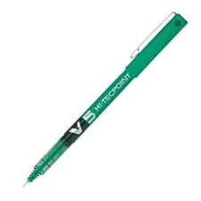 Marcador Roller Pilot V5 0,5mm Verde 361 | Escrita Precisa e Duradoura na bluepixel.pt