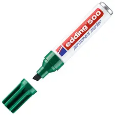 Marcador Permanente Grosso Edding 500 Verde 2-7mm | Loja BluePixel