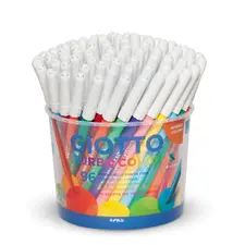 Marcador Feltro Giotto Turbo Color Copo 8x12 Cores - Pack de 96 unidades | Loja BluePixel