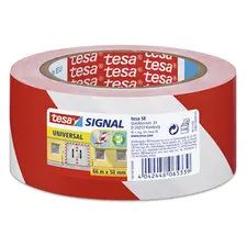 Fita Adesiva PVC Sinalização Vermelho/Branco Tesa 50mmx33mt | Loja BluePixel