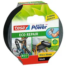 Fita Adesiva Extra Power Eco Tesa 38mm x 10m Preto | Alta resistência e durabilidade