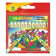 Lápis de Cera Epene 12 Cores EP22-0001 | Material artístico para crianças e adultos