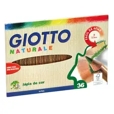 Lápis de Cor Giotto Natural 36un Cx Cartão - Qualidade e Cores Vibrantes | bluepixel.pt