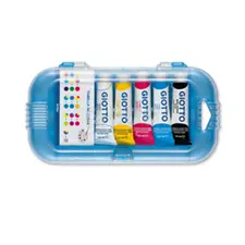 Guache Giotto Tubo 07,5ml 5 Cores Primárias | Material de Arte Infantil e Escolar