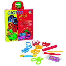 Conjunto Giotto Be-Be Pasta para Jogar 10un + Acessórios | Brinquedos Educativos para Crianças