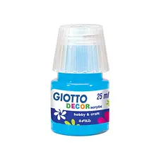 Guache Decor Acrílico Giotto 25ml Azul Ciano | Tintas Artísticas na bluepixel.pt
