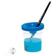 Copo para Pincéis com Tampa e Suporte 43 | Organização e Proteção para Seus Pincéis