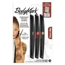Marcador Tatuagens Temporárias BIC Henna Vibes 3 Cores | Loja BluePixel