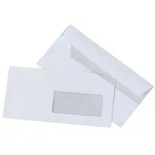 Envelopes DL com Janela Branco 110x220mm 090g - Pack de 500 | Loja BluePixel