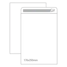 Envelopes Saco B5 Branco 176x250mm 090g Autodex - Pack 250 unidades | BluePixel.pt