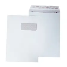 Envelopes Saco C4 Branco 229x324mm com Janela 090g - Pack 250 | Autodex