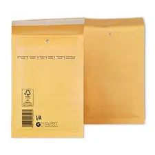Envelope Almofadado Kraft 100x165mm Marca 320 - Embalagem Protegida para Envio