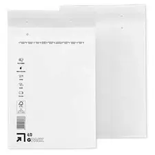 Envelope Almofadado Branco 180x265mm 75g Nº1 - Pack de 4 | BluePixel