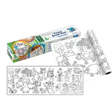 Papel Adesivo para Colorir 30cmx4m Marca 255 - Rolo Unissexo para Atividades Criativas