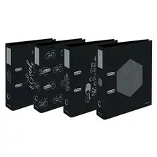 Pasta Arquivo Ambar Clever Silver L/L - Organização de Documentos Marca 103 na bluepixel.pt