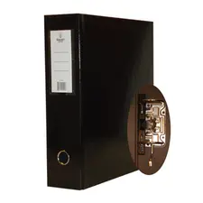 Pasta Arquivo L/L 310x290x80mm Preto | Organização de Documentos | bluepixel.pt